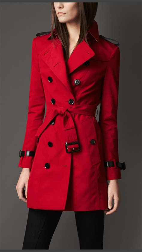 red trench coat burberry|Burberry trench coat original.